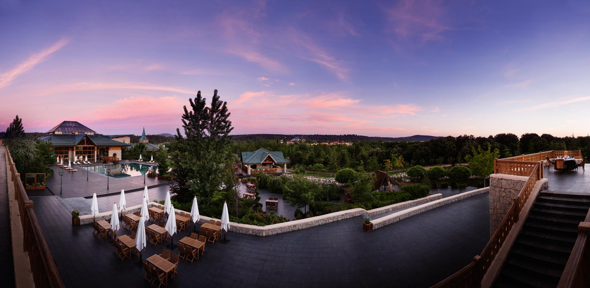 Michlifen Resort & Golf Ifrane  Exterior photo The view from the top of the tower at the Lodge at the Preserve
